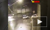 Жуткое видео: на Промышленной Volkswagen сбил и протащил через дорогу пешеходов