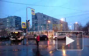 Видео: на углу Белы Куна и Пражской столкнулись автобус и маршрутка