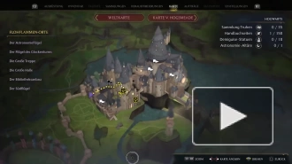 В сети появилось видео с картой Hogwarts Legacy