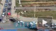 Видео: на въезде в Кудрово столкнулись "БМВ" и "Мерседес...