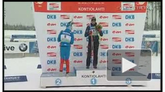 Тимофей Лапшин завоевал серебро в спринтерской гонке этапа Кубка мира по биатлону в Финляндии