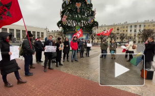 В Петербурге проходит климатический митинг