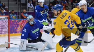 Хоккей: Швеция разгромила Словению и вышла в полуфинал Олимпиады
