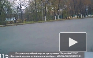 Щебень на дороге.