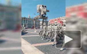 3D-художник развернул сцену из "Звездных войн" на Дворцовой площади