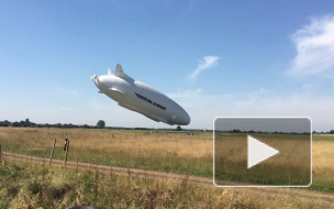 Появилось видео крушения самого большого в мире воздушного судна Airlander 10