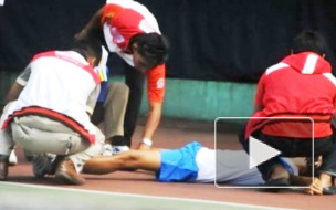 Школьник умер прямо на теннисном корте