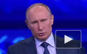 Прямая линия с Путиным 17 апреля 2014 уже в эфире, вопросы можно задать по телефону, смс, интернету