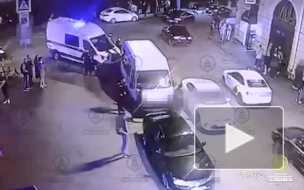 Появилось видео задержания пьяного водителя на Думской, в машине которого нашли наркотики