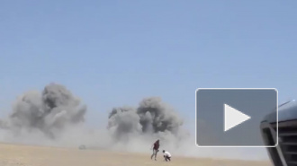Кадры с места падения сбитого ИГИЛ сирийского самолета появились в Сети