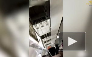 На видео попала экстренная посадка лайнера с разбитым ветровым стеклом