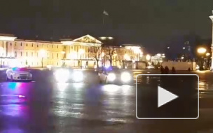 В Петербурге задержали нетрезвого водителя Audi, проехавшего по Дворцовой