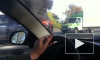 На Московском шоссе горит минивэн