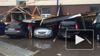 Ураган в Казани: град с куриное яйцо, сорванные крыши и 9 пострадавших