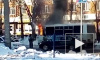 Видео: в Тольятти старенький ПАЗик сгорел на улице Дзержинского
