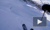 Опасное видео из Швейцарии: горнолыжник упал в расщелину