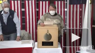 Байден выиграл голосование на первом открывшемся участке в США
