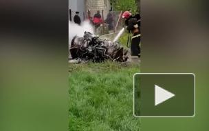 В Белоруссии потерпел крушение военный самолет