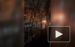 На проспекте Народного Ополчения 26 февраля горели три машины
