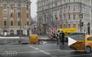 Произошло ДТП напротив здания Счетной палаты в Москве