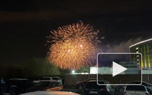Cалют в честь победы "Зенита" в чемпионате России попал на видео