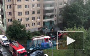 Видео: на Белорусской улице горит жилой дом