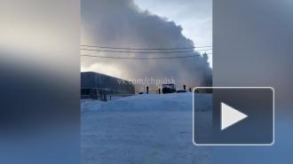 В Ульяновске загорелся административный корпус трикотажной фабрики
