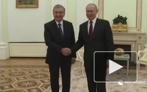 Путин поздравил президента Узбекистана с победой на выборах