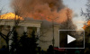 Появилось видео пожара в ДК Орджоникидзе в Нижнем Новгороде