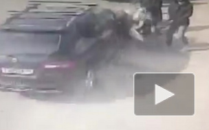 Жуткое видео из Бурятии: внедорожник сбил пешеходов, как кегли 