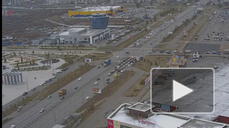 Появилось видео массового ДТП с дракой в Красноярске