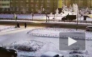 На проспекте Героев столкнулись две иномарки