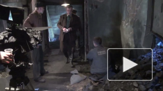 Актер Игорь Петренко измазался в угле. В котельной снимают кино