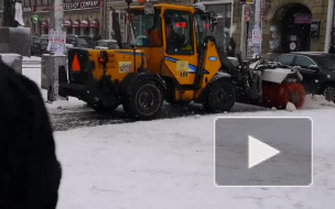 За первые дни ноября в Петербурге выпало 2/3 от объема снега прошлой зимы