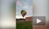 В Казахстане воздушный шар упал на линии электропередачи