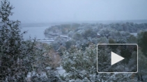 Видео первого снега в Москве поразило россиян