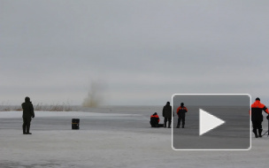 Видео: в Ленобласти начали взрывать лед на реках