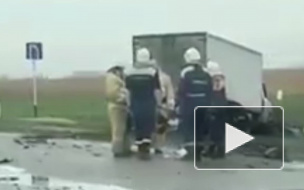 Видео: в смертельном ДТП на Кубани погибли три человека