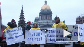 Законодательное Собрание Петербурга пикетируют эсеры