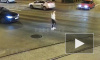 На улице Марата попала на видео необычная драка между мужчиной и женщиной