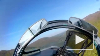 Опубликовано видео полета Су-27СМ3 и Су-30М2 на малых высотах