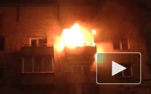 На Якорной дотла выгорела квартира