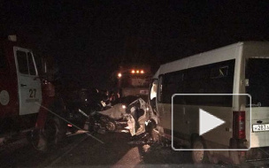 Под Курском в ДТП с микроавтобусом и легковушкой погибли 4 человека