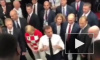 Видео из раздевалки сборной Франции: Макрон зажигательно поздравил футболистов в присутствии Путина и Грабар-Китарович