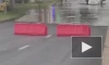 Движение по полосе Лиговского проспекта закрывали из-за потопа