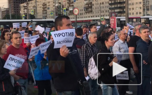 Петербуржцы вышли на митинг в защиту Муринского парка