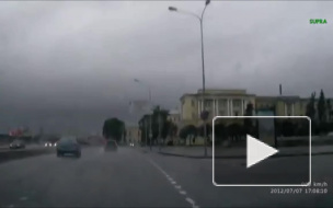 Авария на Арсенальной набережной.