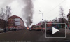 Очевидец снял горящую инкассаторскую машину в Архангельске