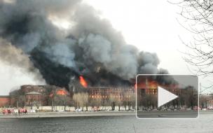 В пожаре на Октябрьской набережной погиб человек и пострадали двое спасателей