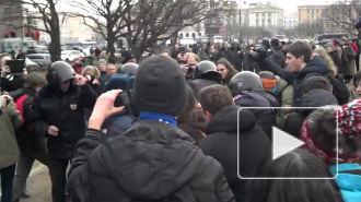 В Петербурге задержали около 40 участников акции против мобилизации войск в Украине